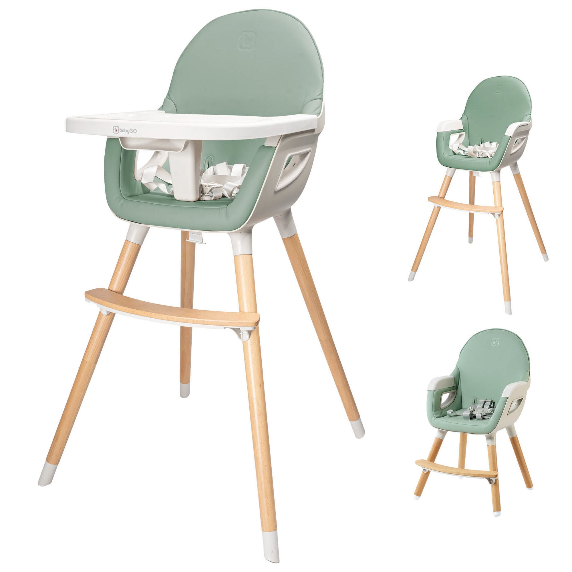 BabyGo Hochstuhl Skandi Kinderstuhl Kinderhochstuhl