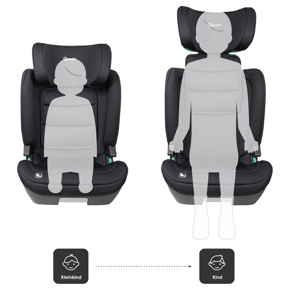 Babygo Kindersitz Motion Autositz verstellbare Rückenlehne 100-150 cm