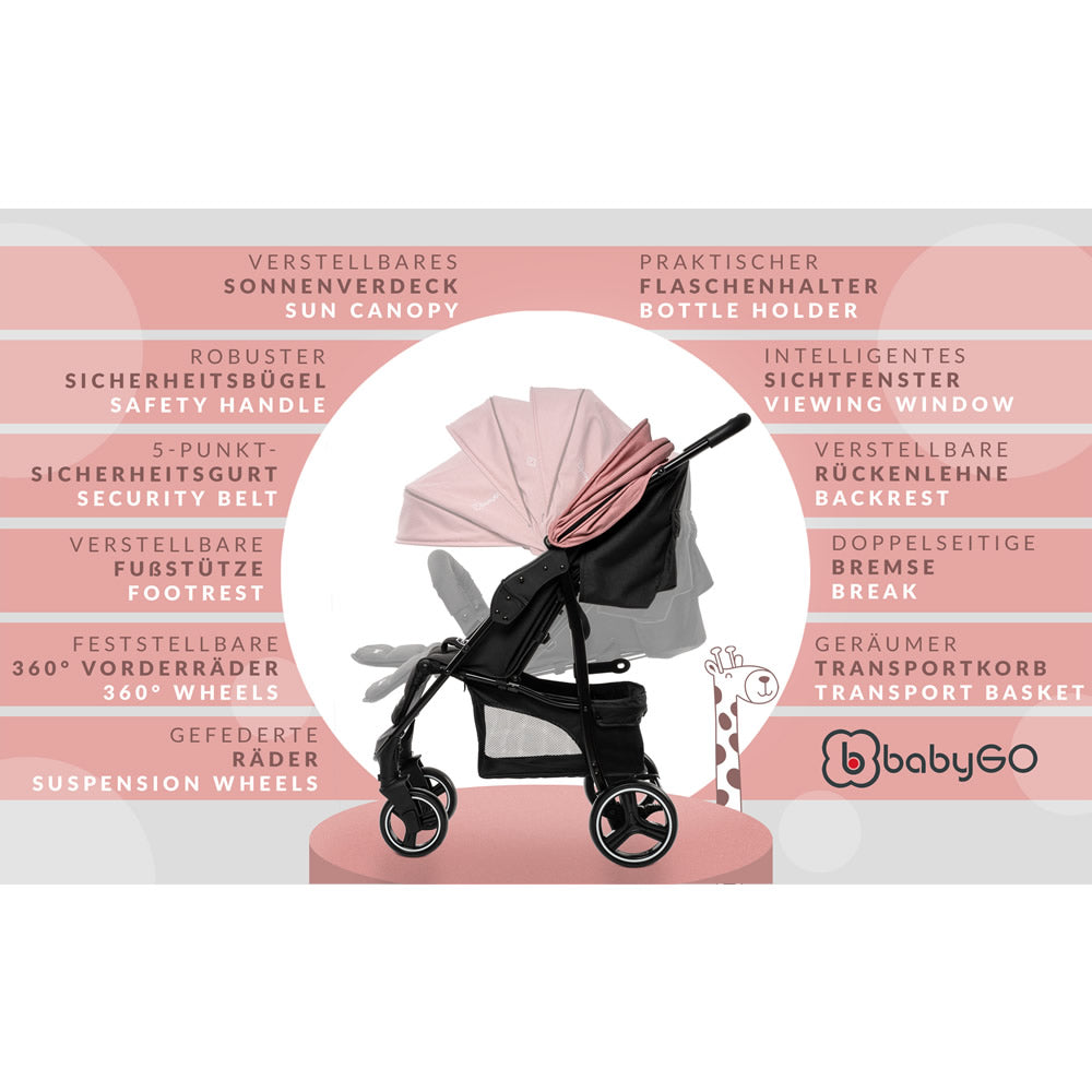 Buggy Sportwagen Kinderwagen Basket BabyGo