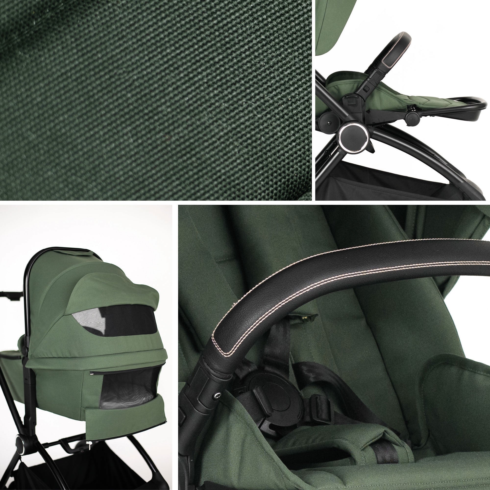 BabyGo Kinderwagen Harmony 3in1 Komplettset inkl. Babyschale