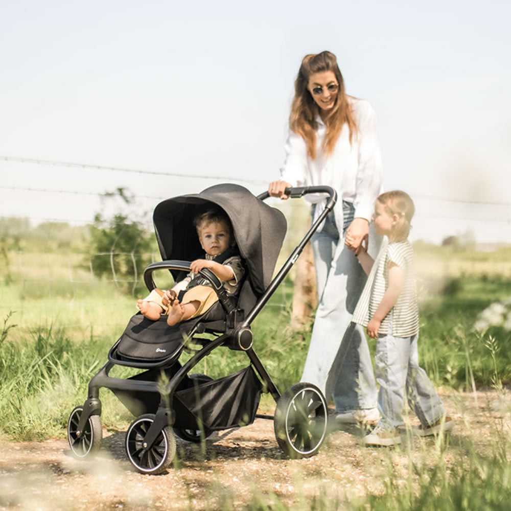 BabyGo Kinderwagen Harmony 3in1 Komplettset inkl. Babyschale