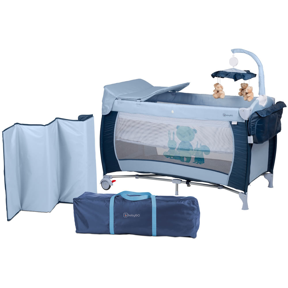 BabyGo Baby Travel Bed Children's Travel Bed ECO