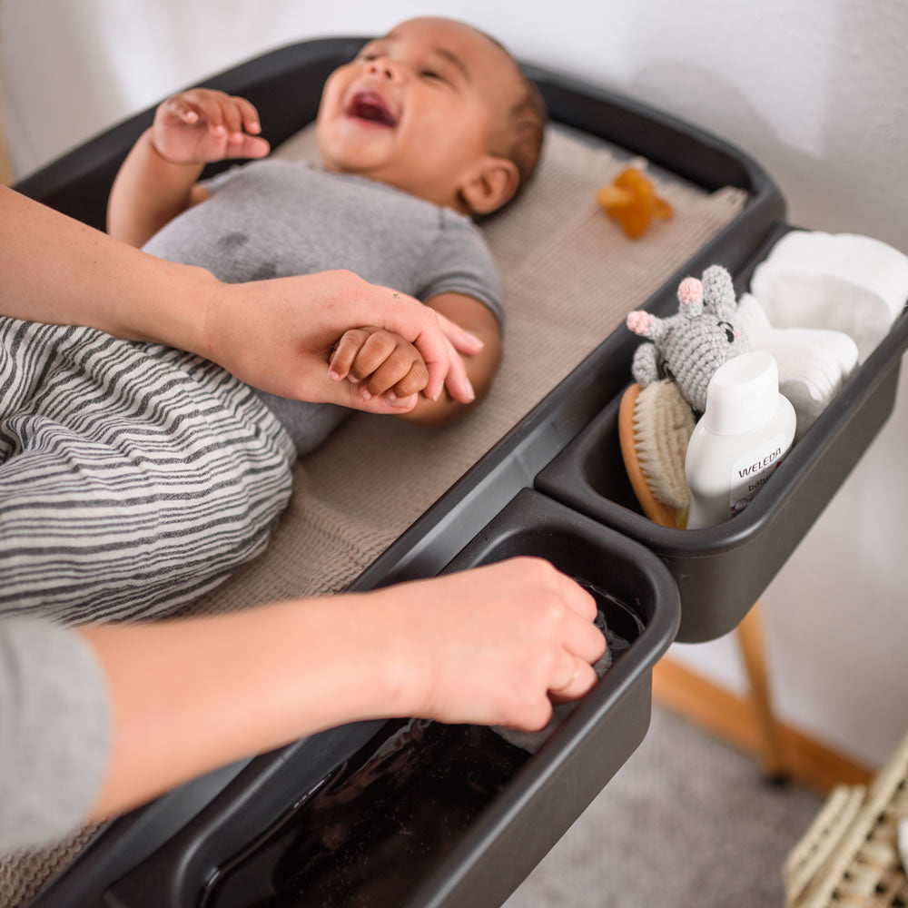 BabyGo Wickeltisch Wickelkommode ChangeMe aus Buchenholz