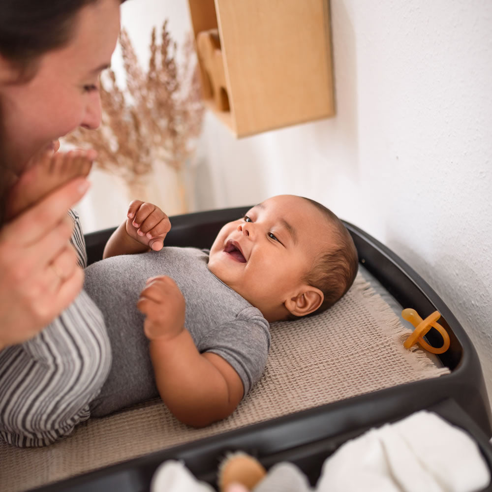 BabyGo Wickeltisch ChangeMe aus Buchenholz