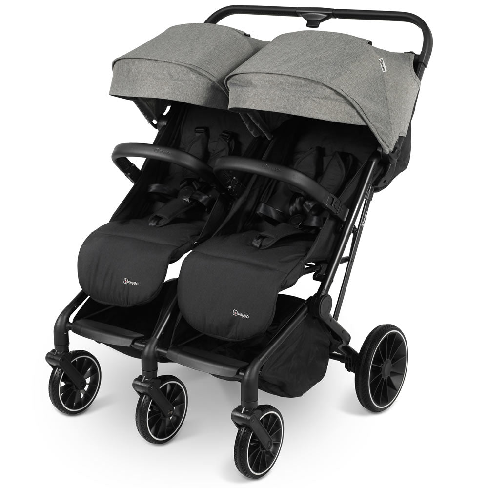 BabyGo Zwillingswagen Geschwisterbuggy Buggy GoTwice