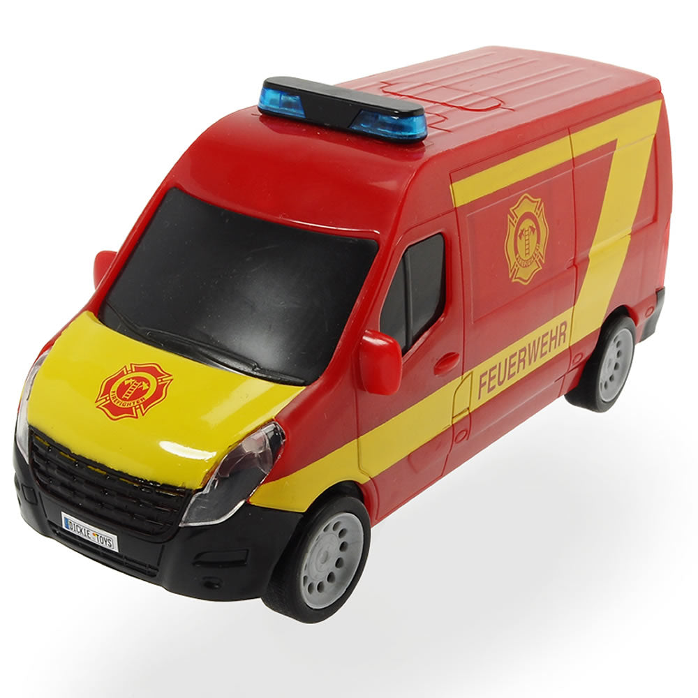 Dickie Toys Feuerwehrauto SOS Serie Renault Master 15 cm