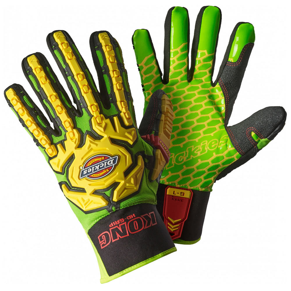 super grip handschuhe Dickies Arbeitshandschuhe Super Grip – Grün, EN 388 3.1.2.1