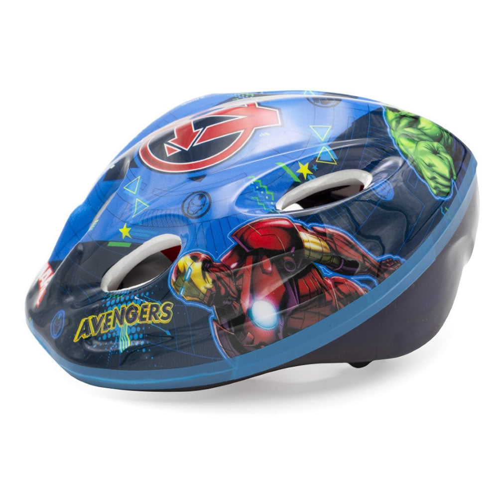 helm kinder fahrradanhänger Avengers Fahrradhelm Kinder Helm verstellbar M 52