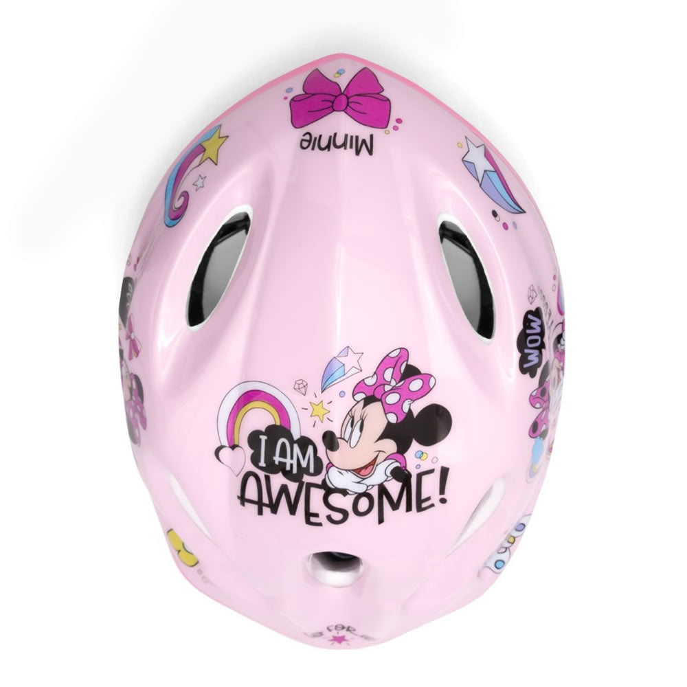 fahrradhelm rosa kinder Minnie Maus Fahrradhelm Kinder Helm verstellbar M 52