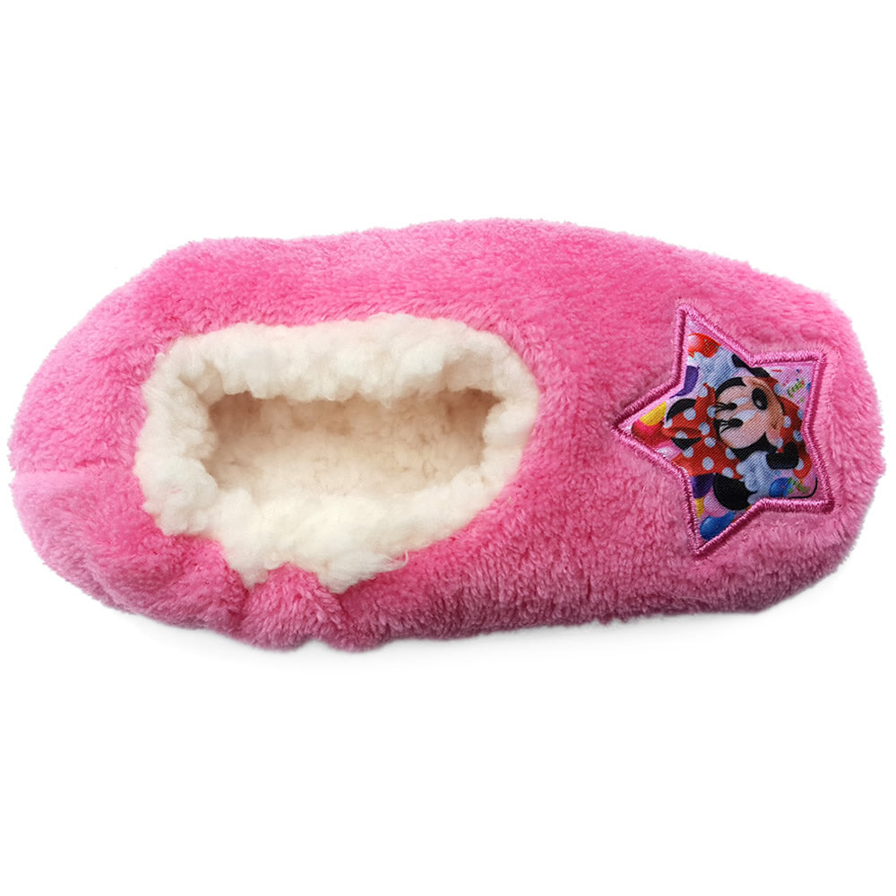 Minnie Maus Hausschuhe Puschen Pantoffeln Mädchen Kinder Disney