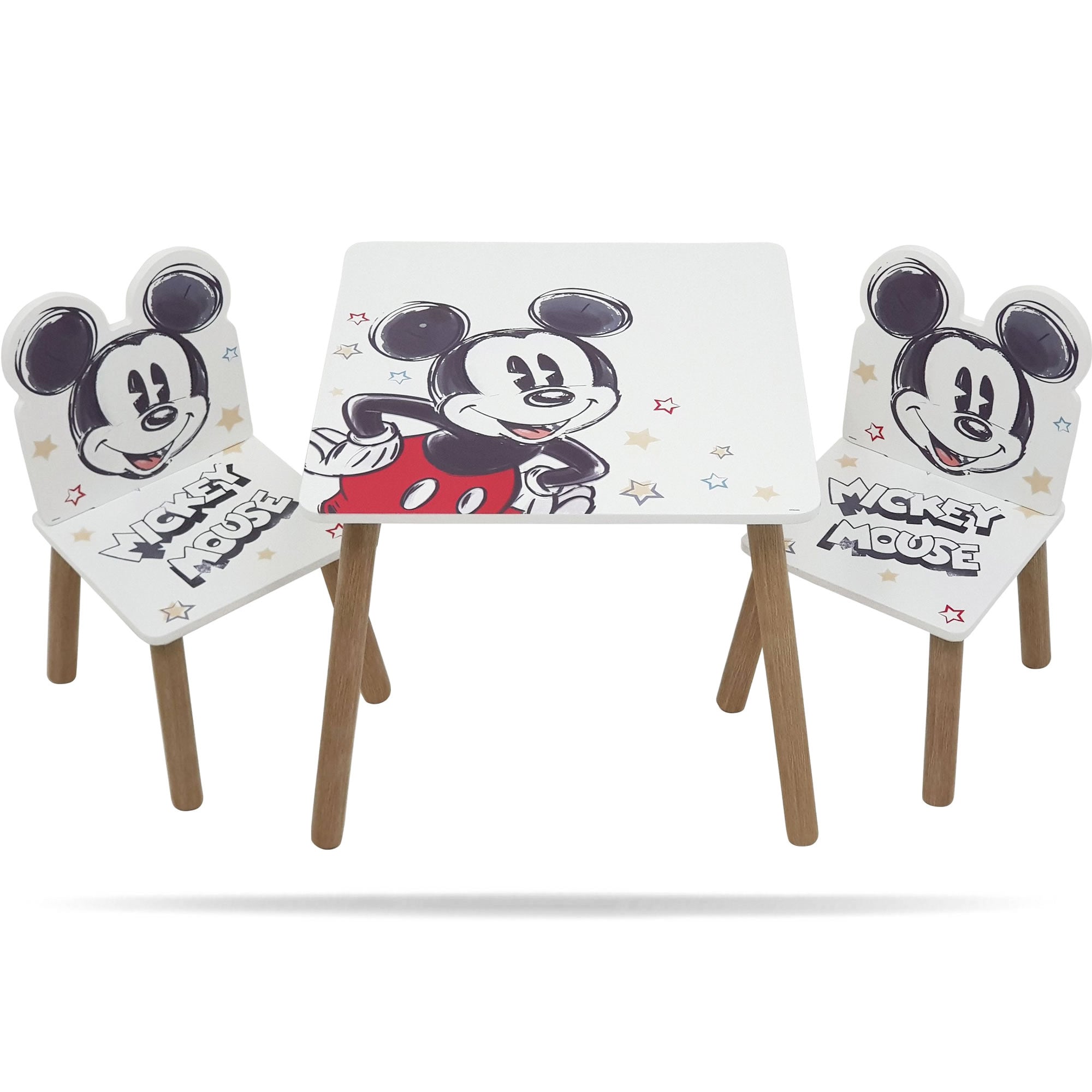 Mickey Maus Kindersitzgruppe Holz Kindertisch Disney