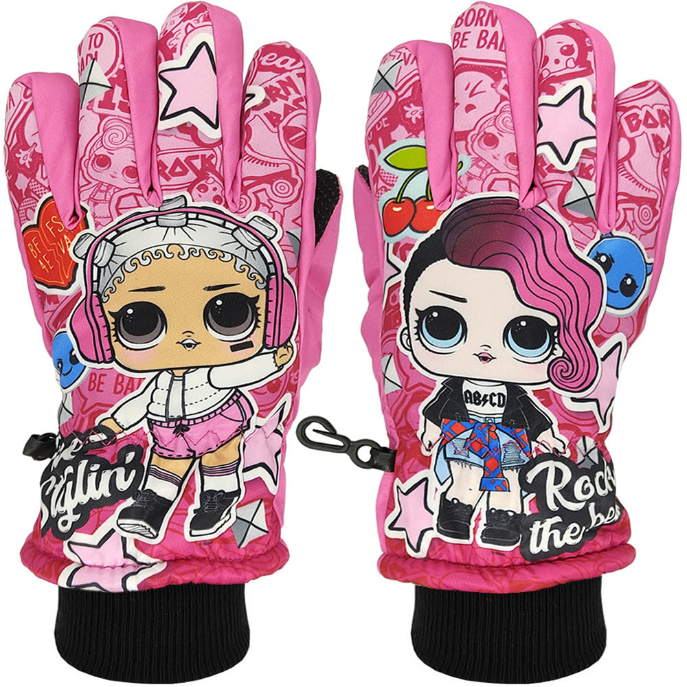 lol handschuhe LOL Surprise Kinder Skihandschuhe – Winterhandschuhe für Mädchen