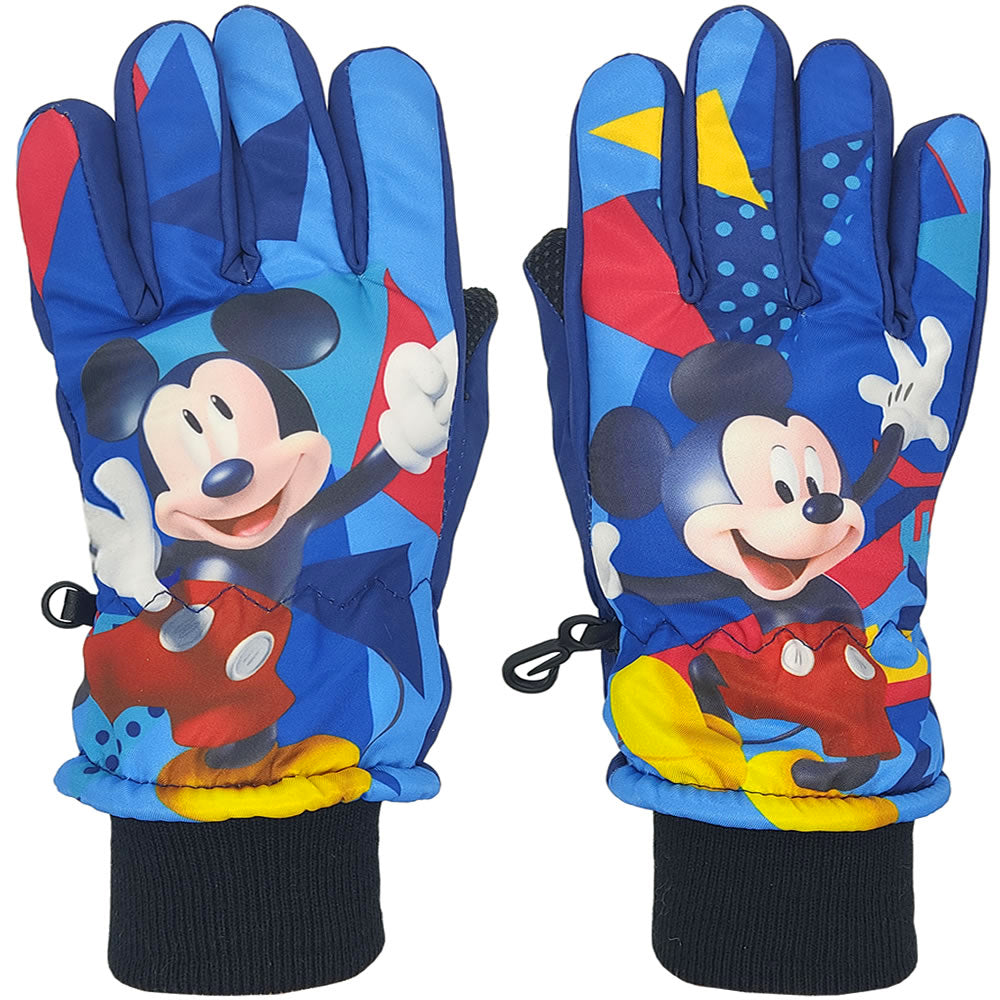 Mickey Maus Kinder Skihandschuhe – Disney Winterhandschuhe Jungen