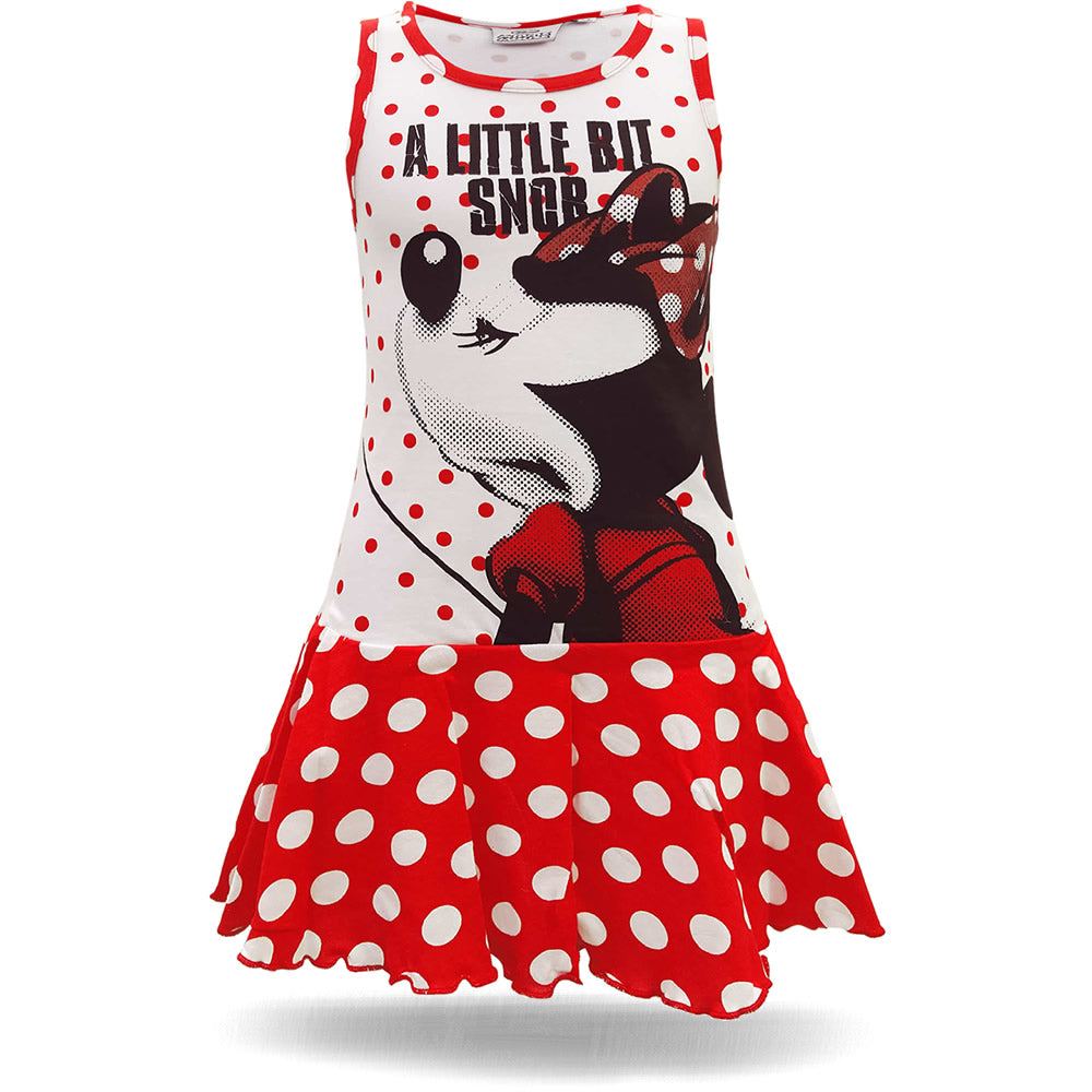 Minnie Maus Kleid Mädchen Kinder Sommerkleid Disney