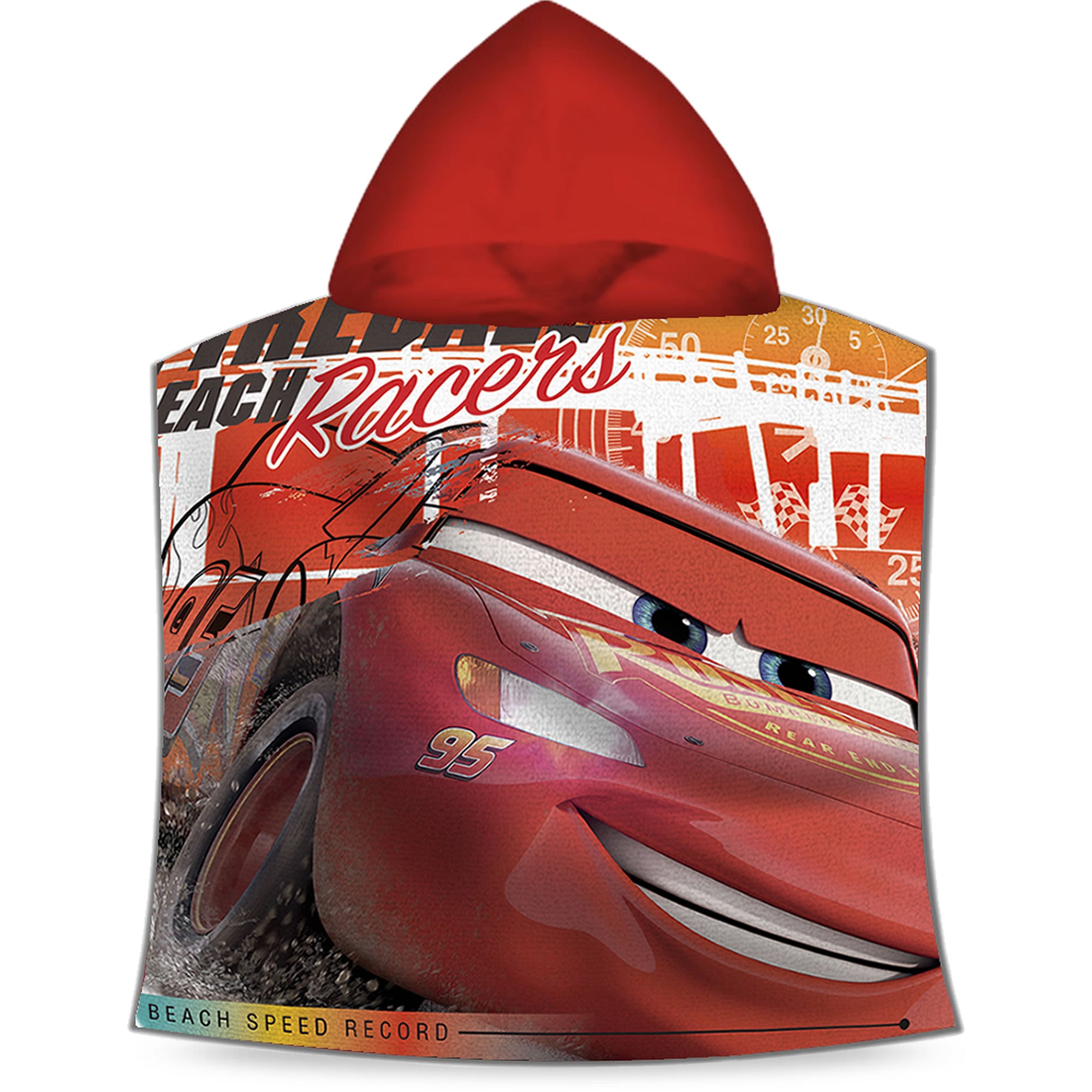 Cars Poncho Kapuzenhandtuch Handtuch McQueen Disney