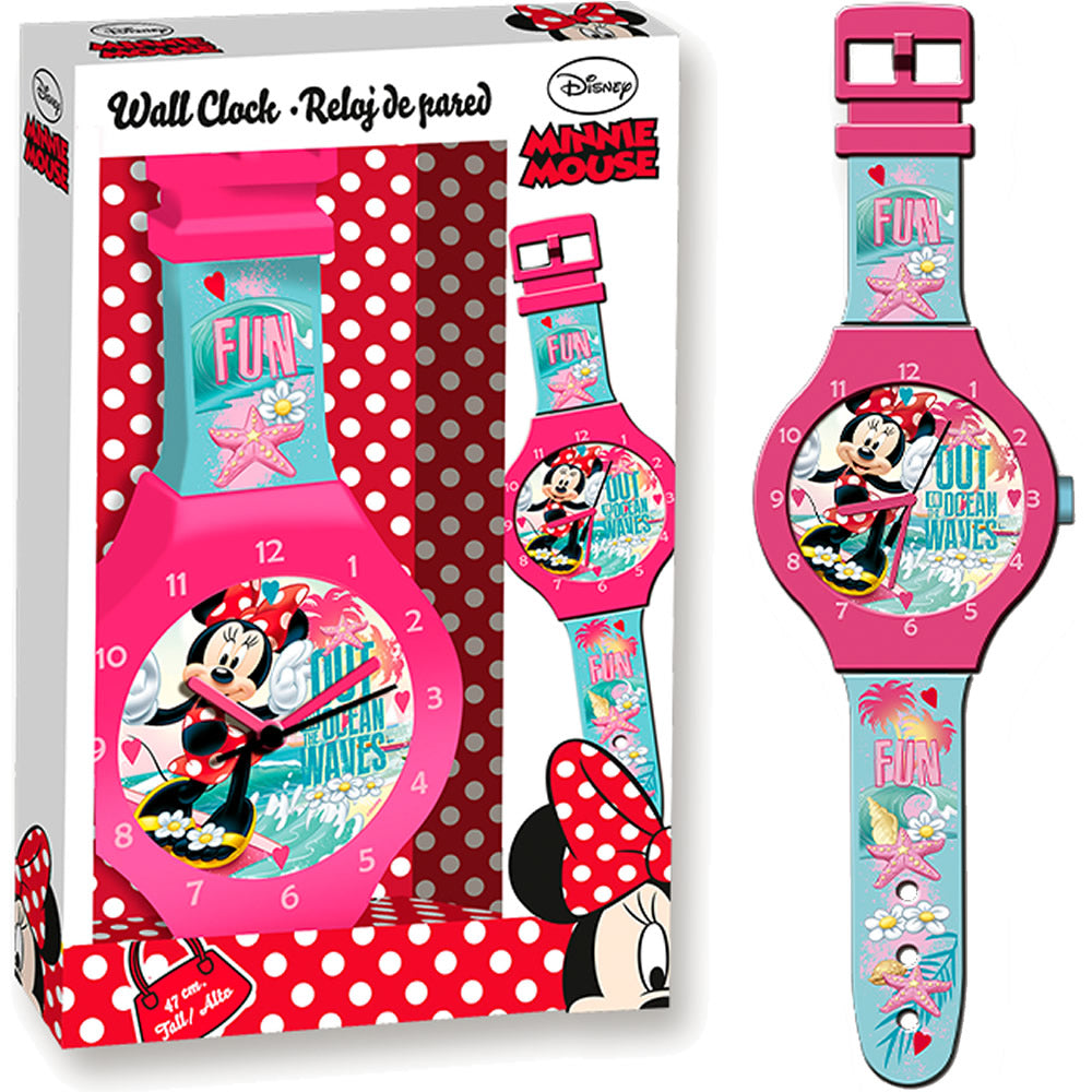 Minnie Maus Riesige Wanduhr im Uhrenformat Disney