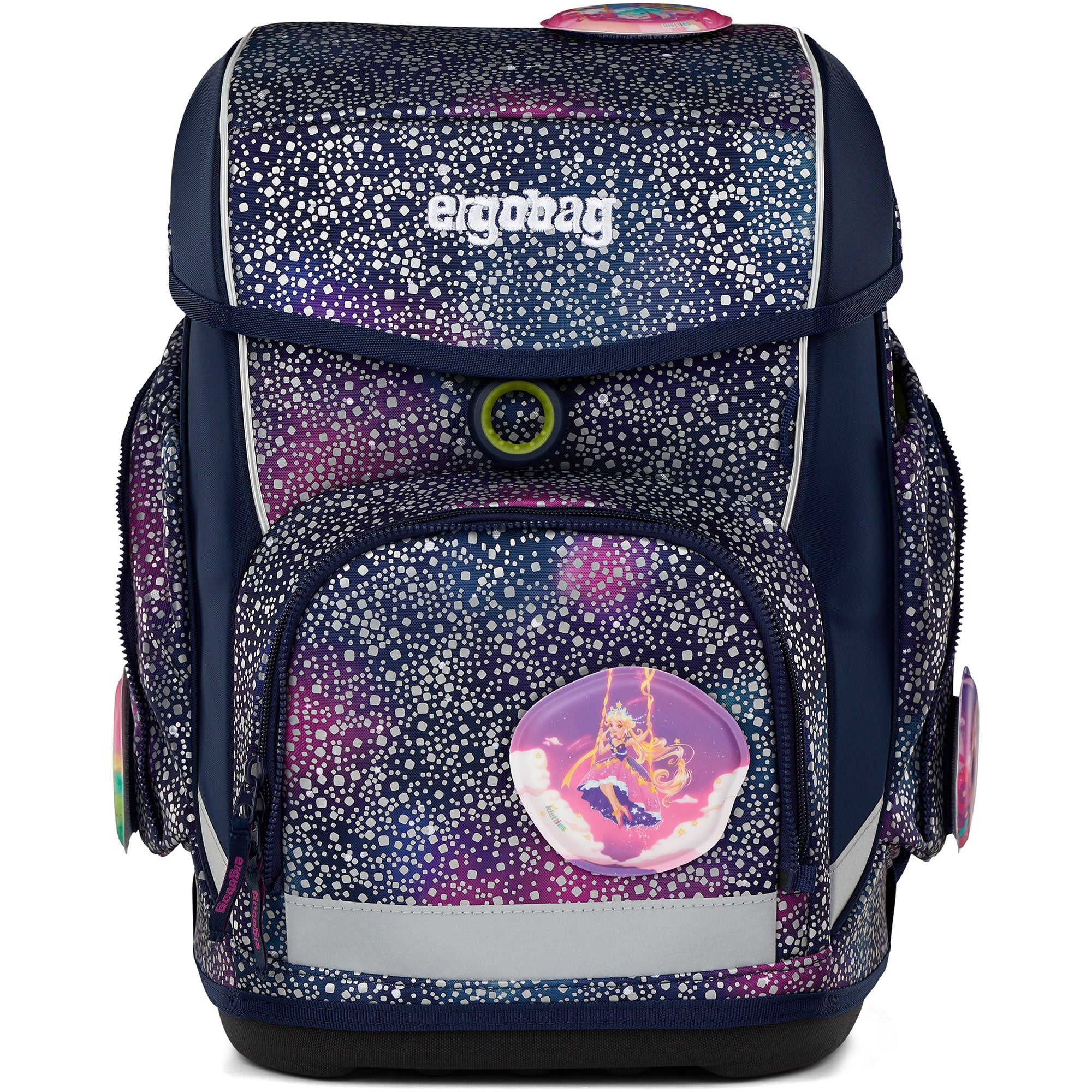 Ergobag Cubo Schulranzen Bärlaxy – Set 5-tlg.
