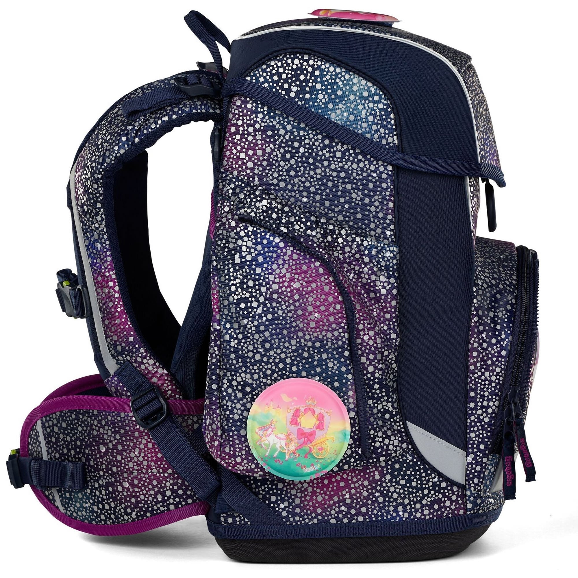 Ergobag Cubo Schulranzen Bärlaxy – Set 5-tlg.
