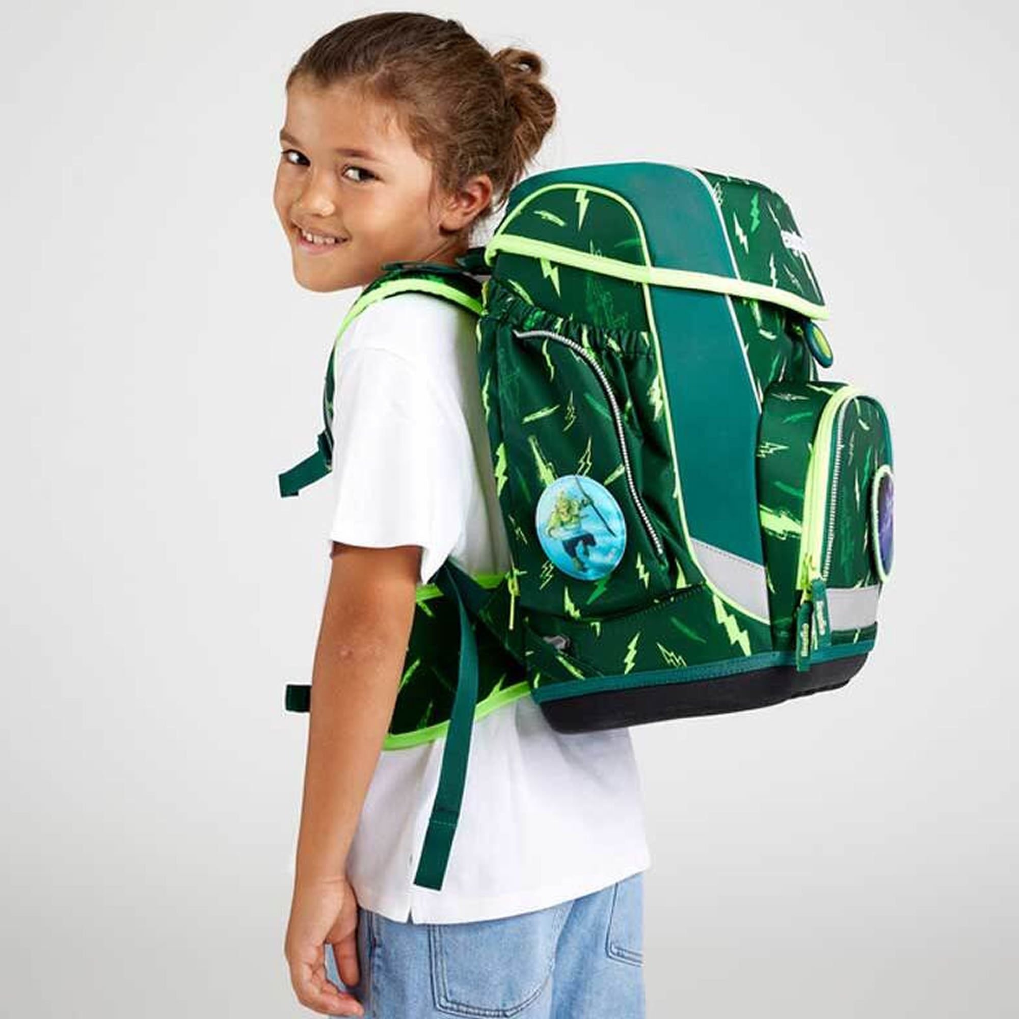 Ergobag Cubo Schulranzen Bärtastisch – Set 5-tlg.