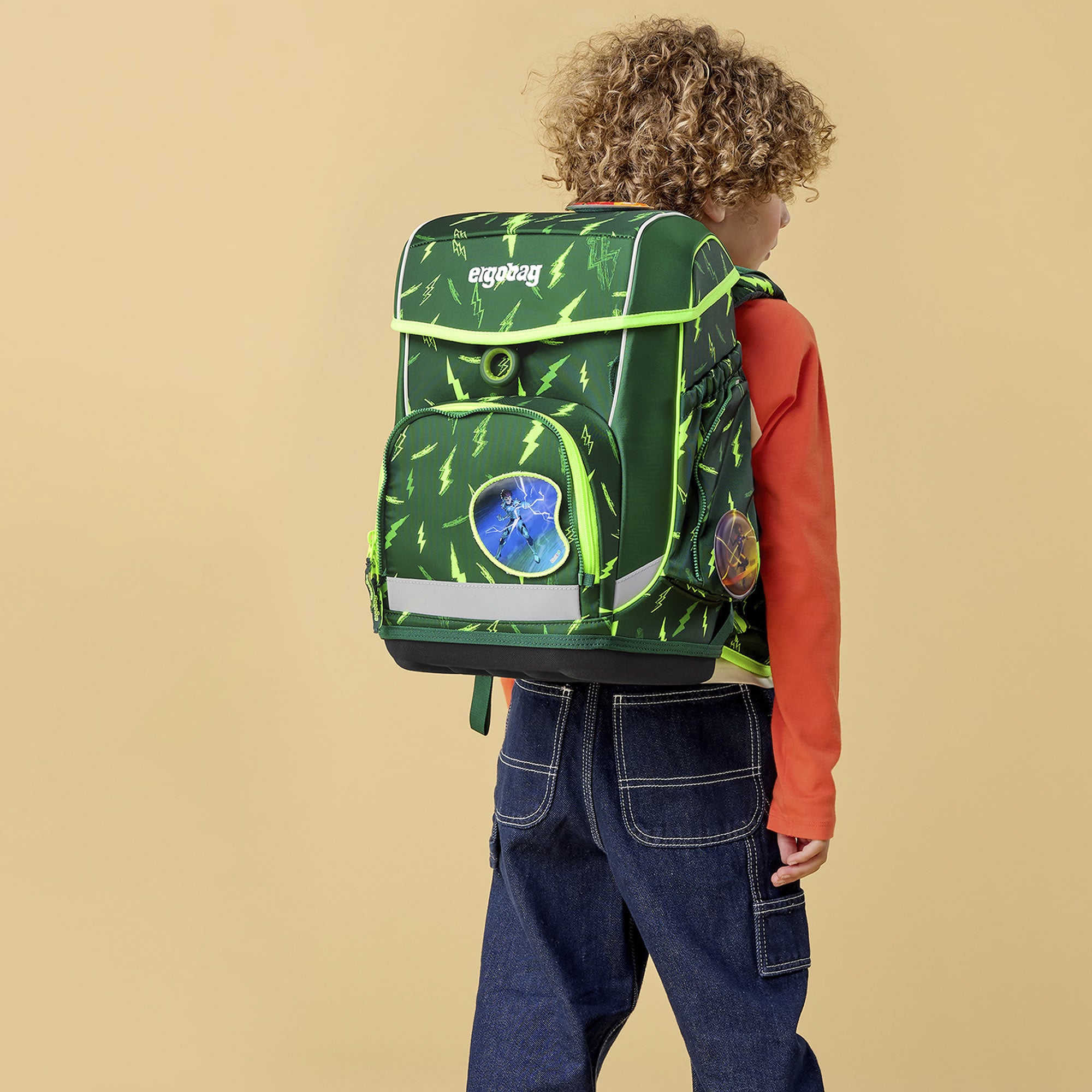 Ergobag Cubo Schulranzen Bärtastisch – Set 5-tlg.