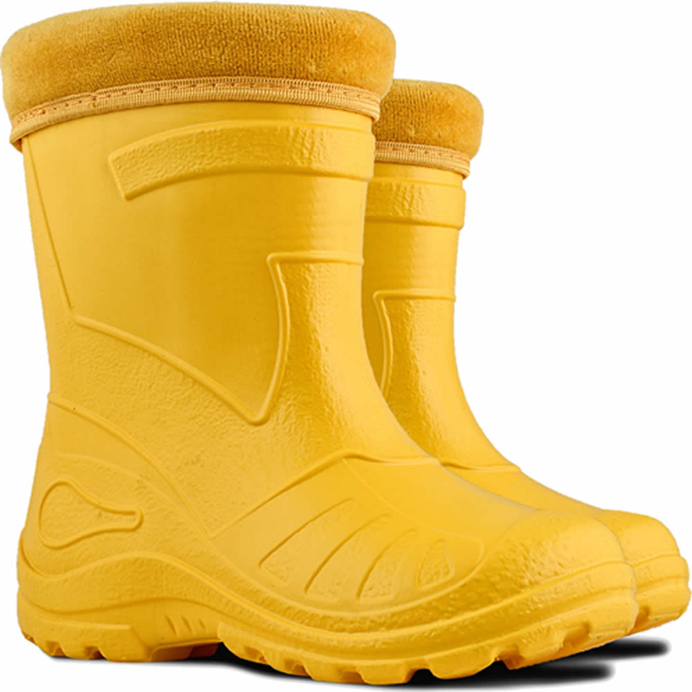 KOLMAX super light Eva children's rubber boots lined