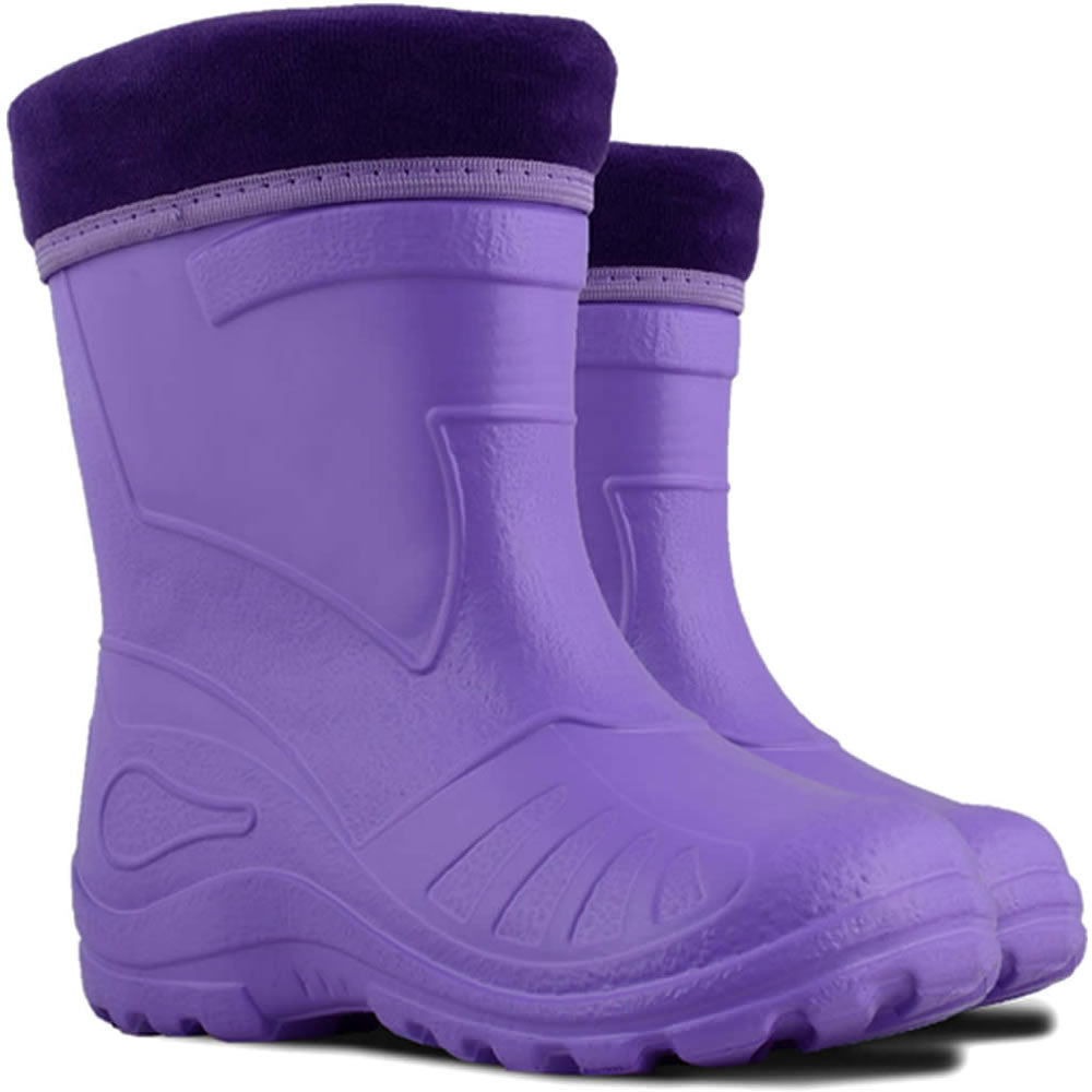 KOLMAX super light Eva children's rubber boots lined