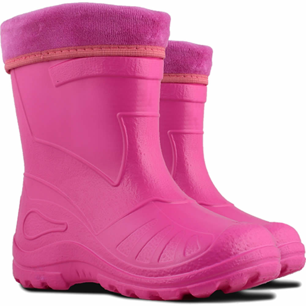 KOLMAX super light Eva children's rubber boots lined