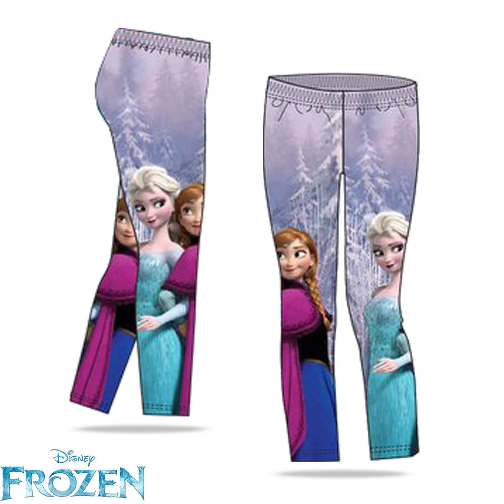 Frozen Leggings Kinder Hose Elsa Anna Eiskönigin Disney