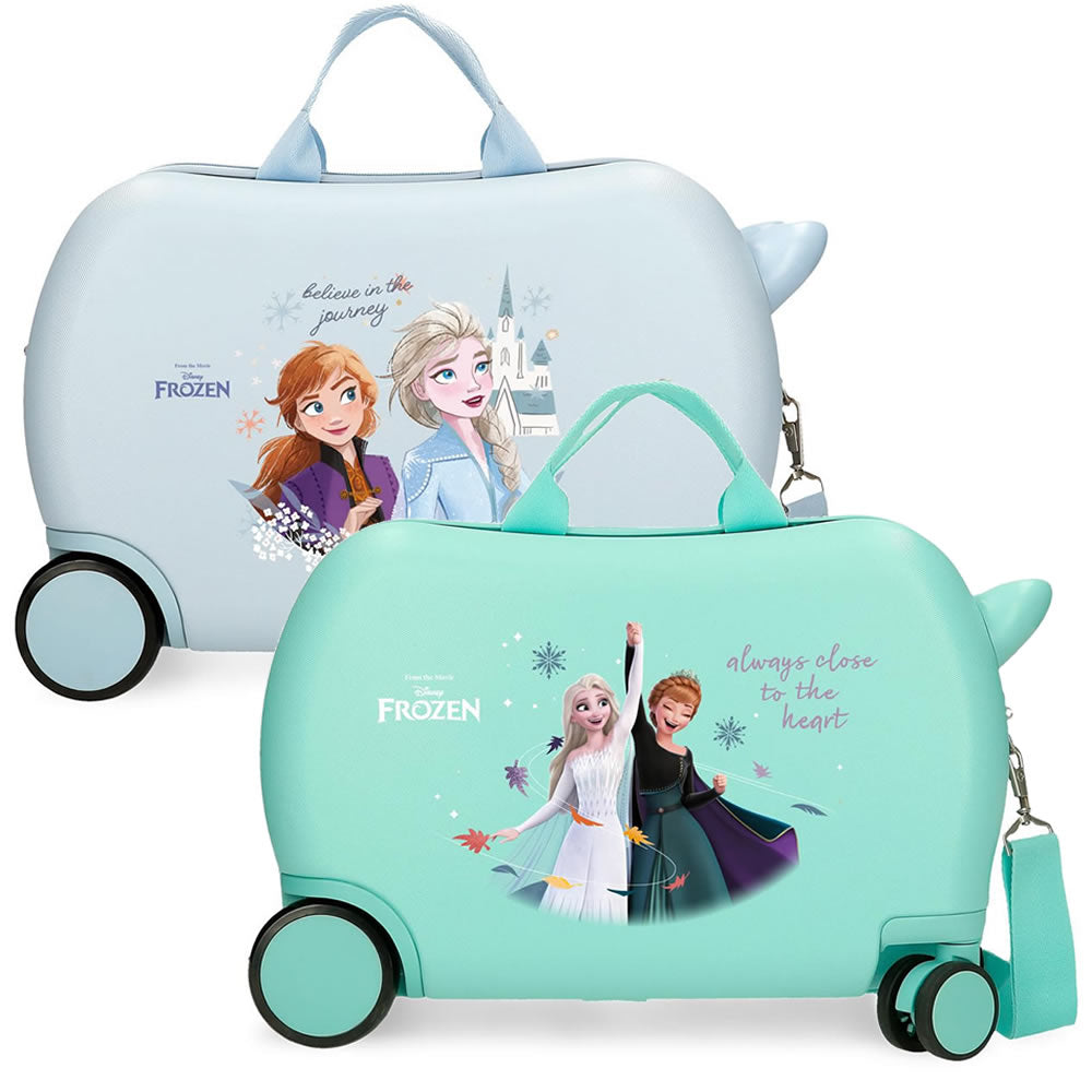 Frozen Sitzkoffer Kinder Hartschalen Koffer Ziehkoffer Anna Elsa