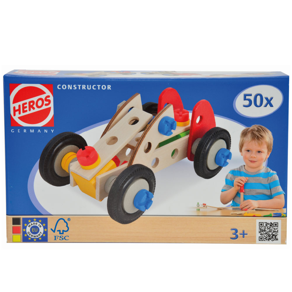 Eichhorn Heros Constructor Rennauto Holzspielzeug 100039016