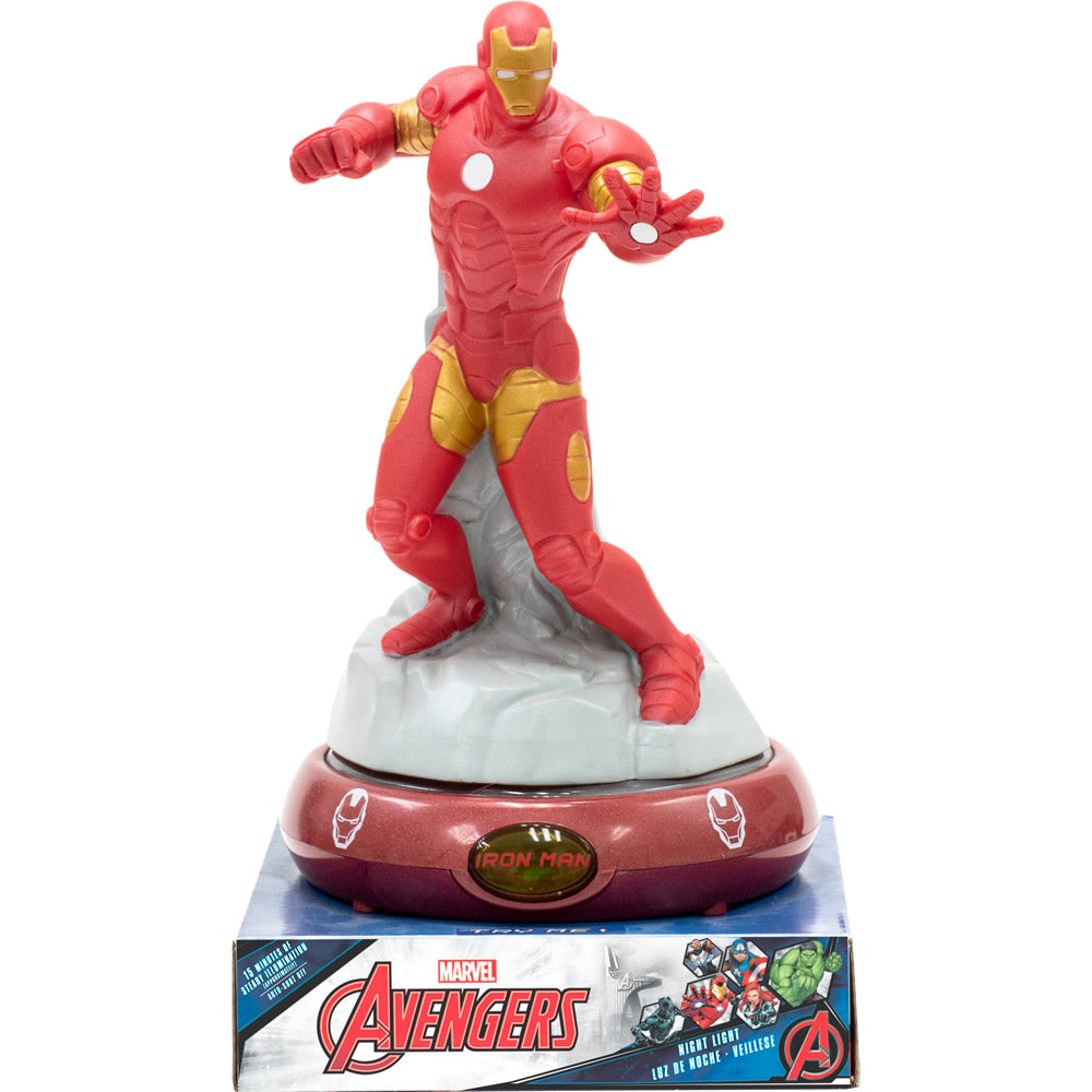 Iron Man Nachttischlampe Kinder Nachtlicht LED 3D Avengers