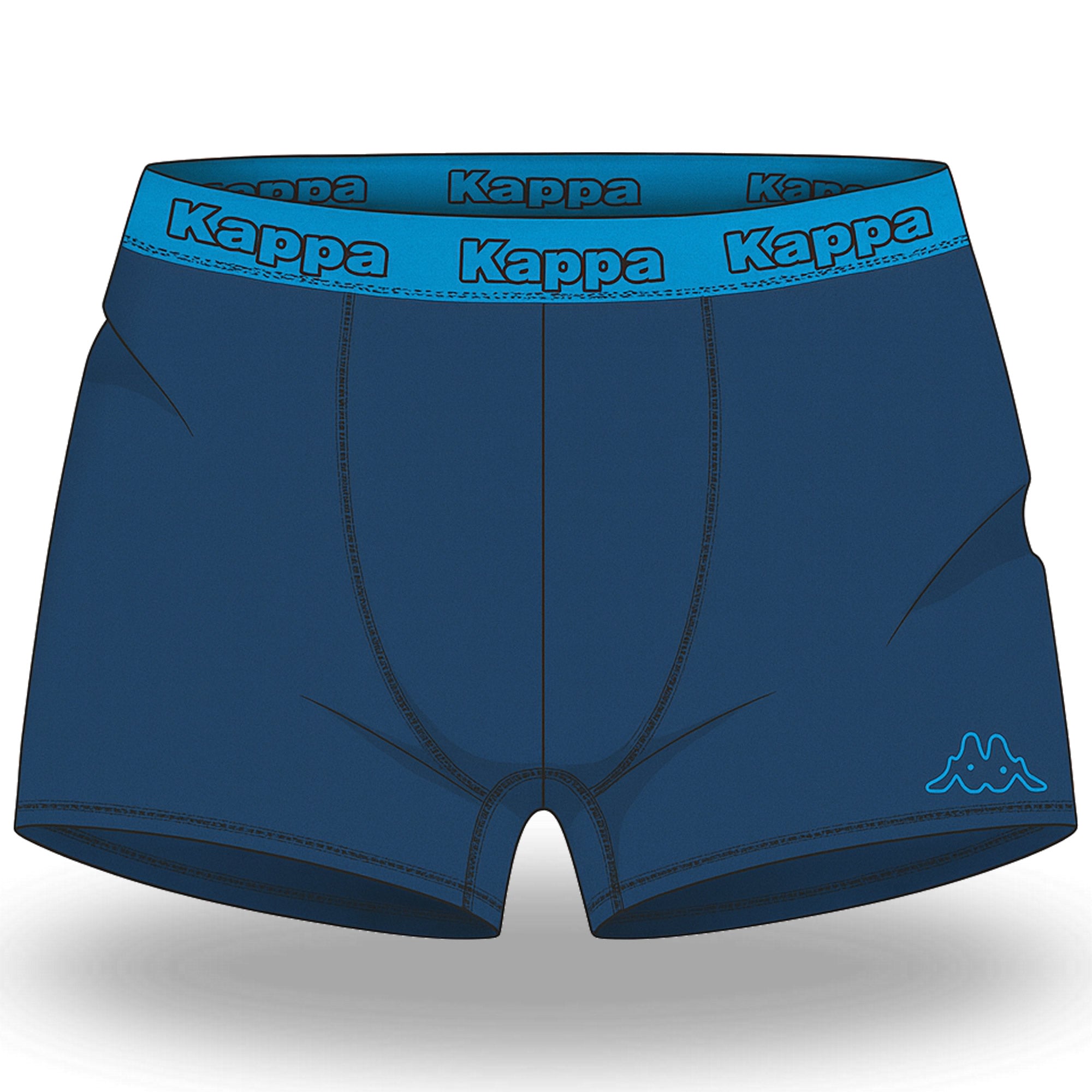 Kappa Herren Boxershorts 6er Pack – Baumwolle Unterhosen M-XXL, verschiedene Farben, weicher Bund