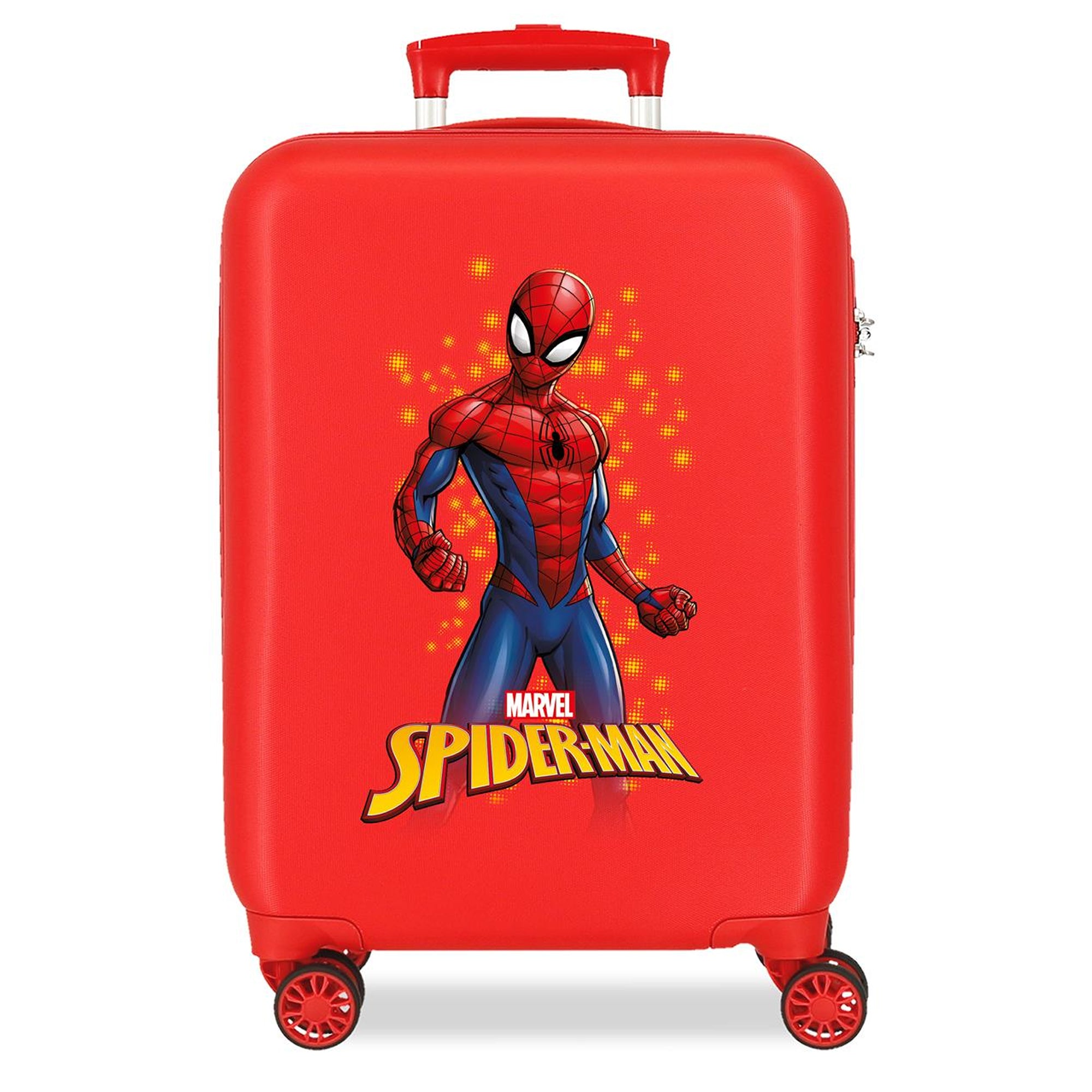 Spider-Man Kinder Koffer Trolley 50 cm – Hartschale Rot