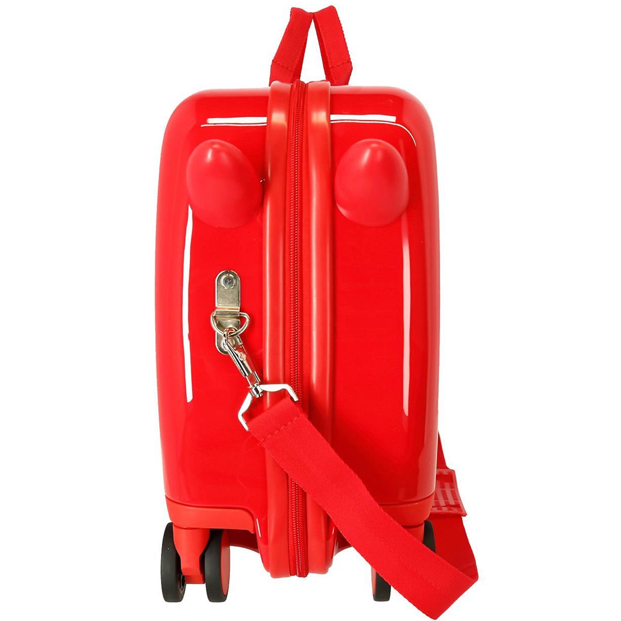 Cars Sitzkoffer Kinder – Hartschalen Ziehkoffer 34L Rot | Lightning McQueen
