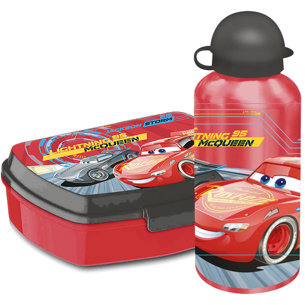 Cars Kinder Trinkflasche Brotdose McQueen Disney