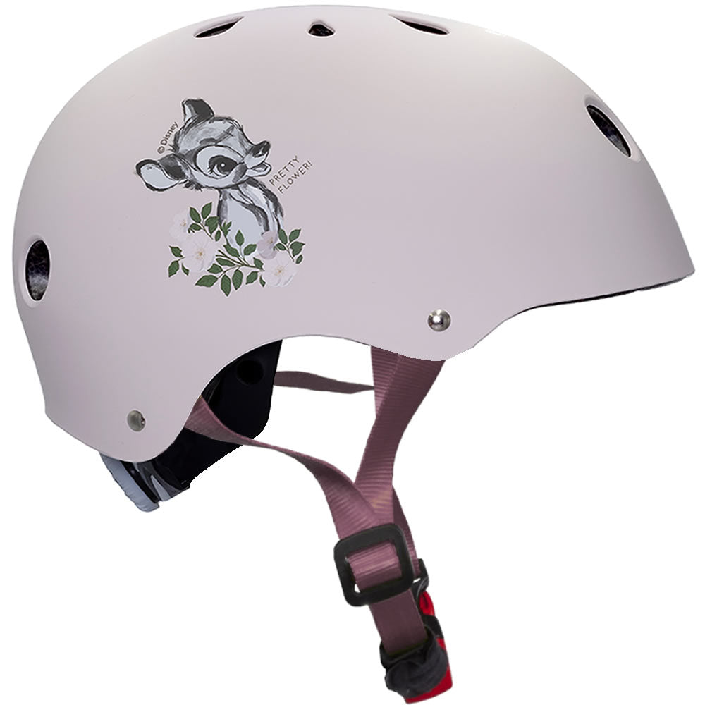 kinder fahrradhelm Bambi Kinder Fahrradhelm – Verstellbar, Leicht & Sicher, Disney, Rosa