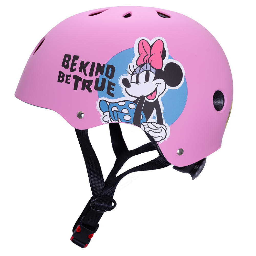 Minnie Maus Skaterhelm Fahrradhelm Kinder Helm verstellbar 52 - 56 cm Rosa