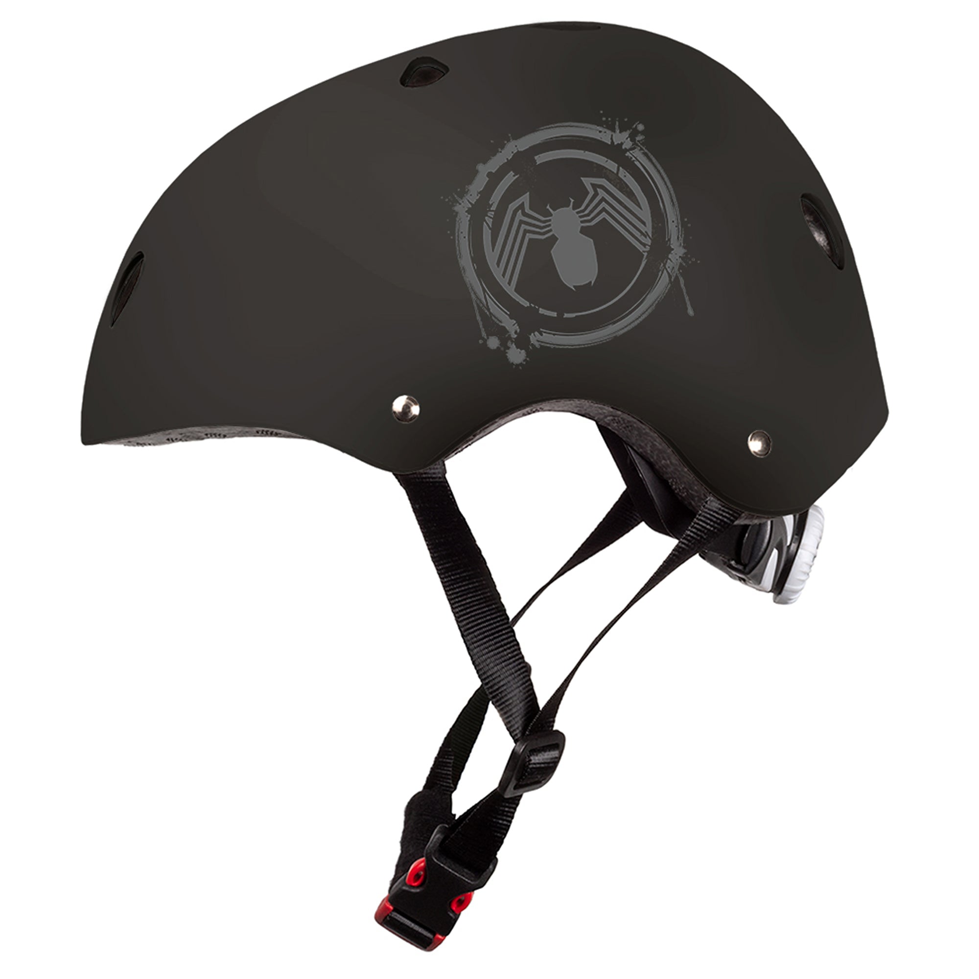 Marvel Venom Skaterhelm Kinder – Fahrradhelm verstellbar 52–56 cm Schwarz