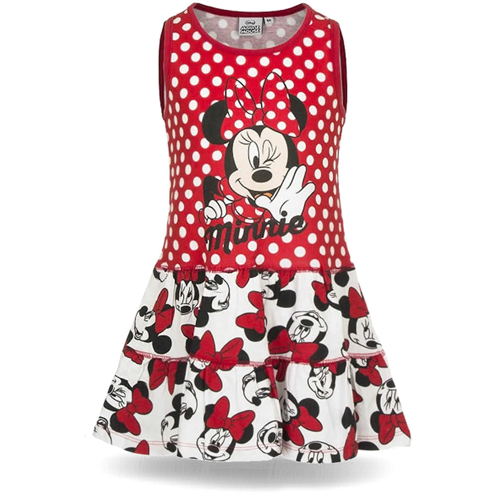 Minnie Maus Kleid Mädchen Kinder Sommerkleid Disney