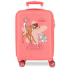 Bambi Kinder Koffer Trolley 50 cm – Hartschale Rosa „Besties Forever“