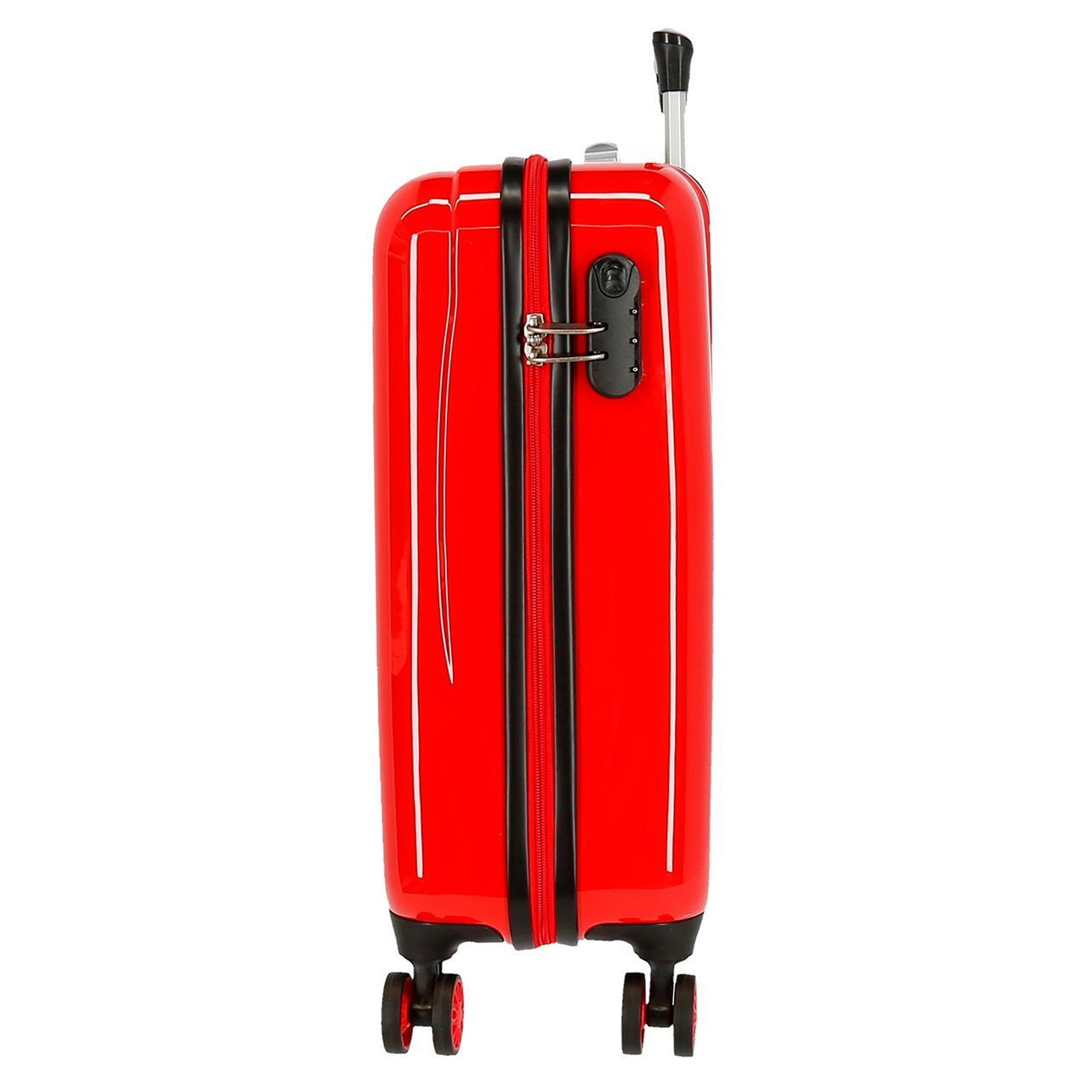 Cars Kinderkoffer Trolley 50 cm – Disney Lightning McQueen Hartschalenkoffer Rot