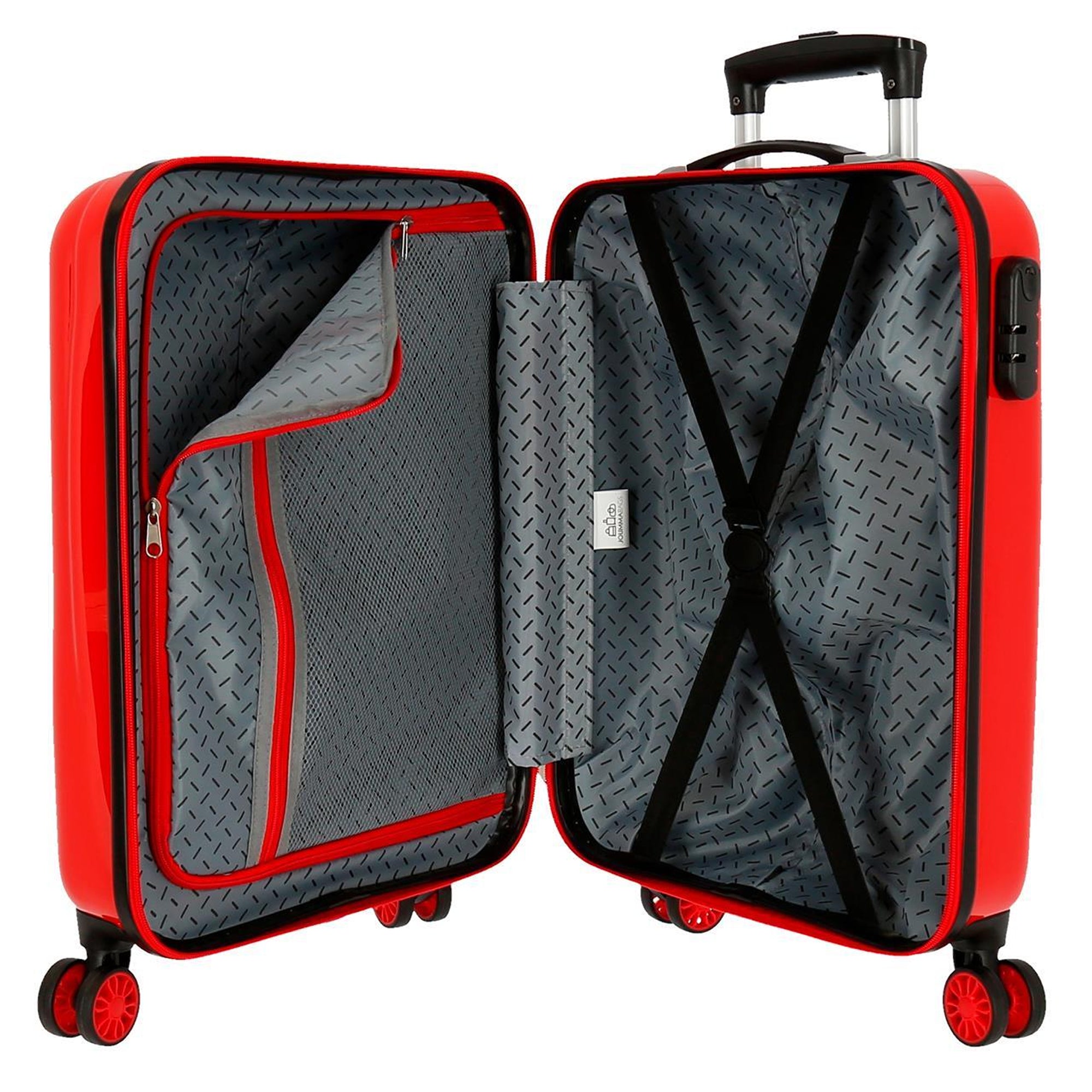 Cars Kinderkoffer Trolley 50 cm – Disney Lightning McQueen Hartschalenkoffer Rot