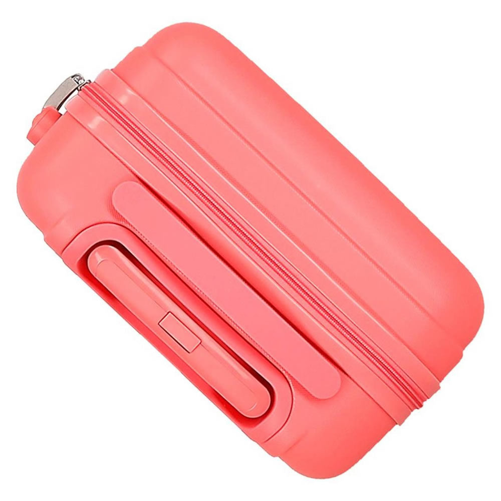 Bambi Kinder Koffer Trolley 50 cm – Hartschale Rosa „Besties Forever“