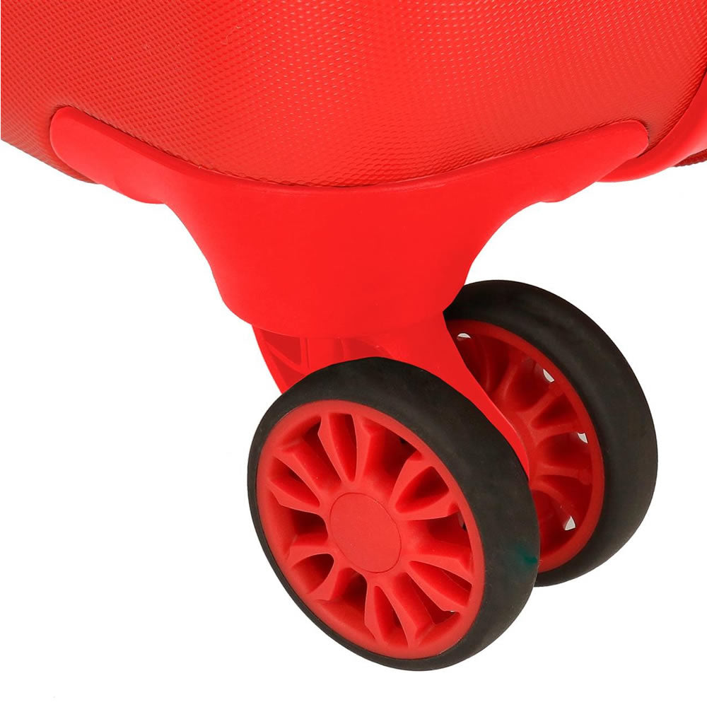 Spider-Man Kinder Koffer Trolley 50 cm – Hartschale Rot