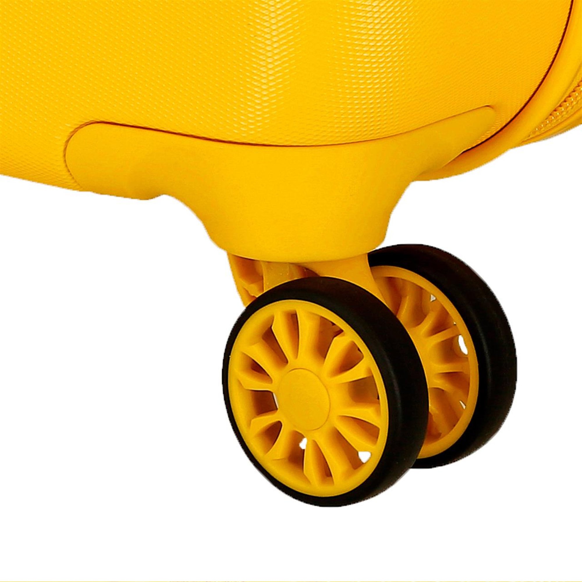 Winnie the Pooh Kinder Koffer Trolley 50 cm – Hartschale Gelb