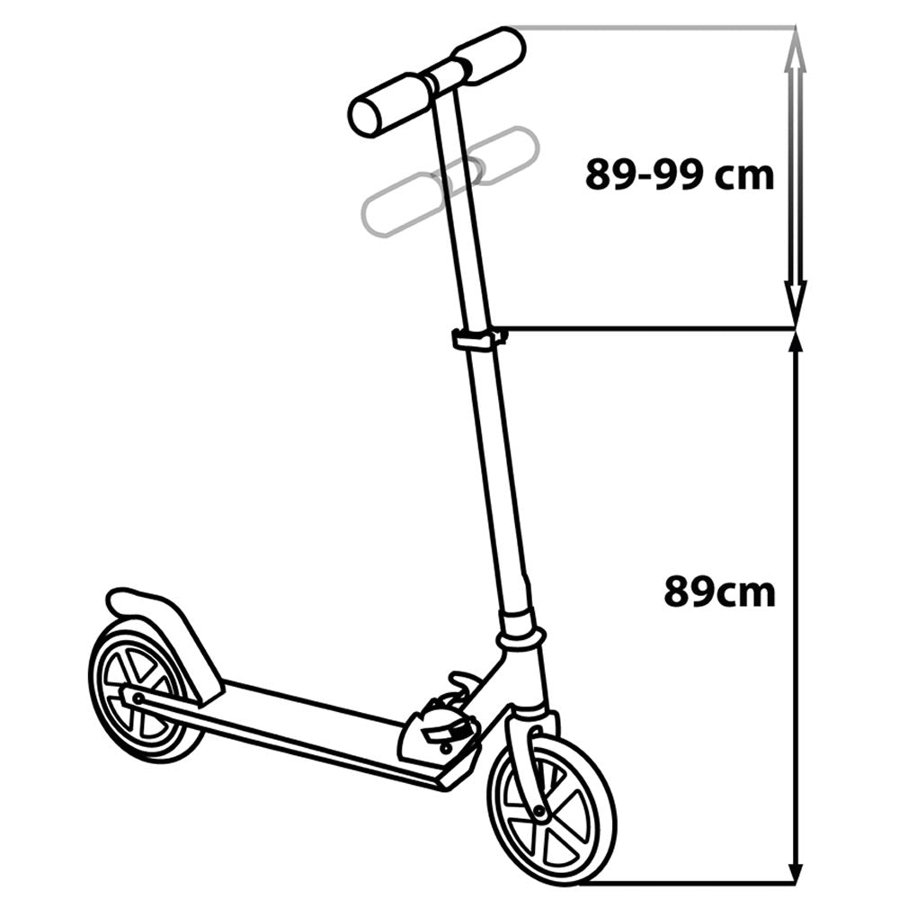 Roller Scooter Klappbar Cityroller Junge Mädchen 200 mm