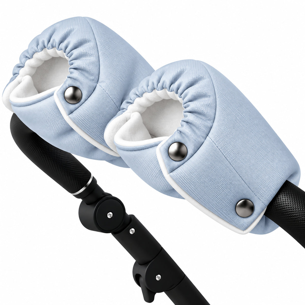 Kinderwagen Handschuhe Hellblau – Handwärmer mit Fleece