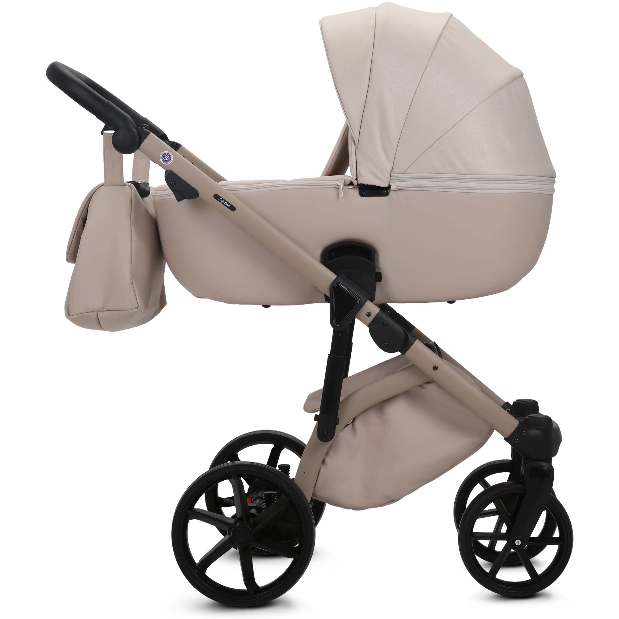 Knirpsenland Lifetime 2.0 Kinderwagen – Beige (Vanilla Cream Edition)