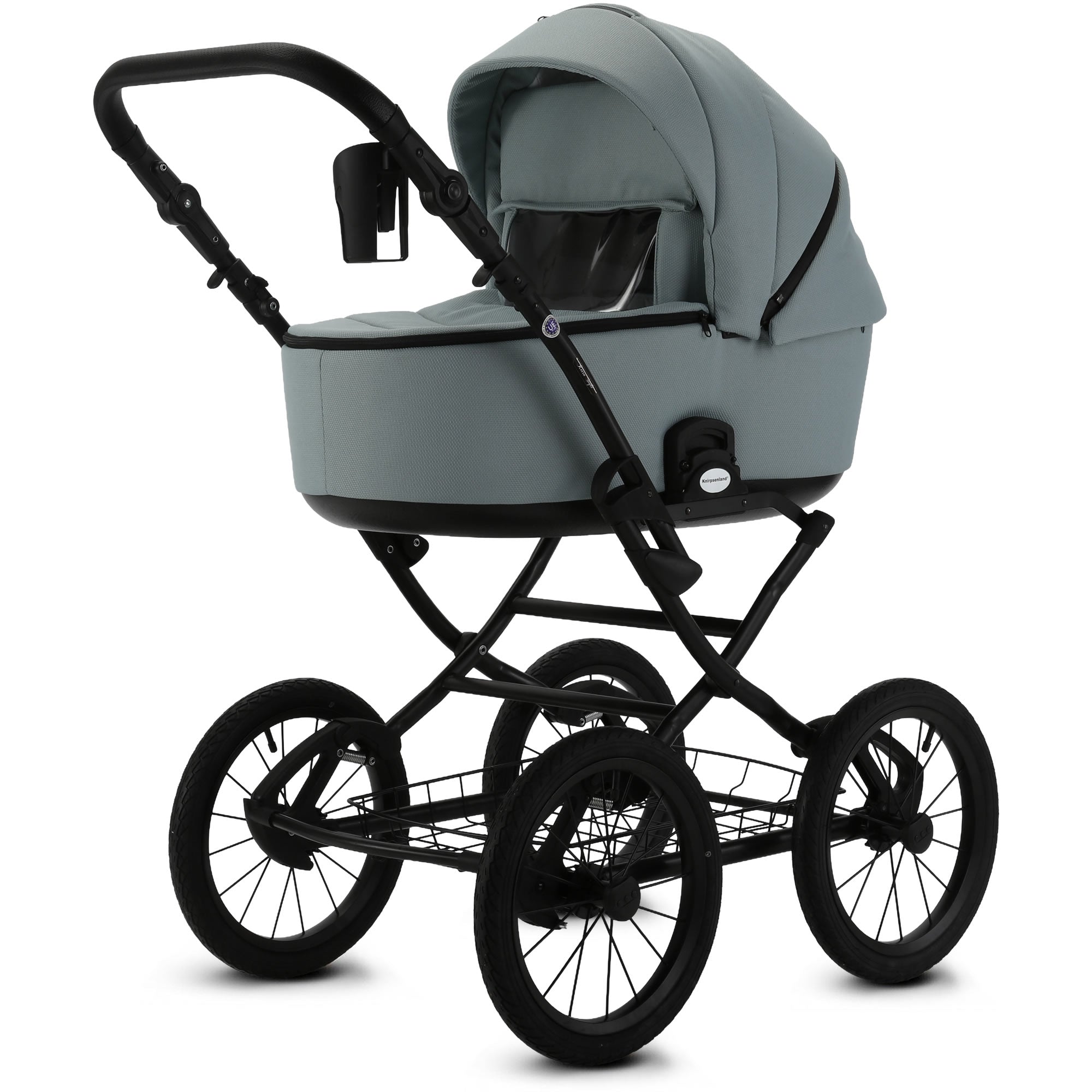 Knirpsenland Retro Style 2.0 Kinderwagen Mint – Moderner 2in1 Kombikinderwagen