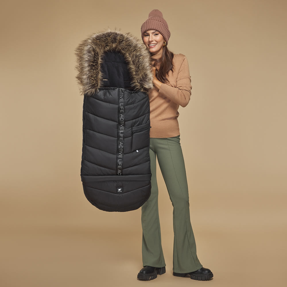 Knirpsenland Winterfußsack EVEREST – Braun (Chocolate Edition)